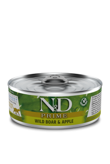 N&D CAT PRIME Adult Boar & Apple 80g