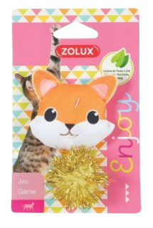 Hračka kočka LOVELY s šantou liška Zolux