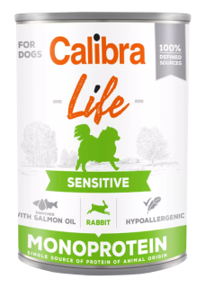 Calibra Dog Life  konz.Sensitive Rabbit 400g