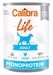 Calibra Dog Life  konz.Adult Chicken with rice 400g