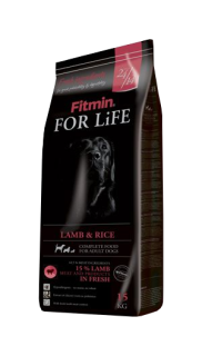 Fitmin dog for life lamb&rice 15kg