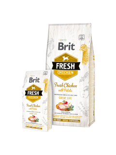 Brit Dog Fresh Chicken & Potato Adult Great Life 2,5kg