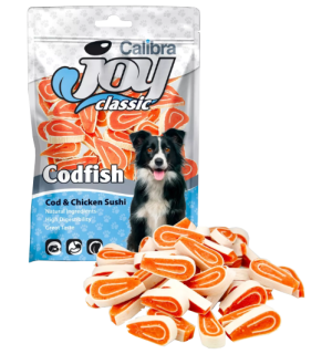 Calibra Joy Dog Classic Cod & Chicken Sushi 80g