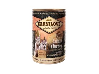 Carnilove Wild konz Meat Salmon & Turkey Puppies 400g