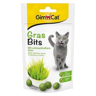 Gimcat Tablety GrasBits s kočičí trávou 40 g 