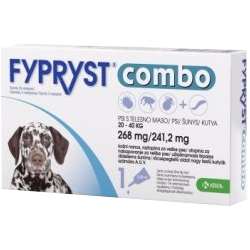 Fypryst combo spot-on 20-40 kg 268/241,2mg