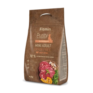 Fitmin Purity Adult Mini Beef Grain Free 4kg