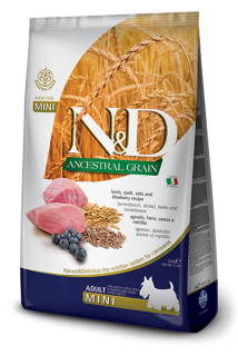 N&D Low Grain Dog Adult Mini Lamb & Blueberry 0,8 kg