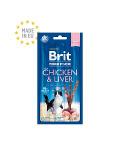 Brit Premium Cat by Nature Sticks Chicken&Liver(3pcs) 